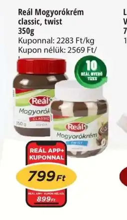 Real Reál Mogyorkrém ajánlat