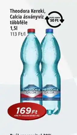 Real Theodora Kereki, Calcia ásványvíz ajánlat
