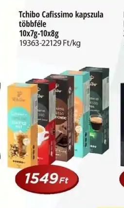 Real Tchibo Cafissimo kapszula ajánlat
