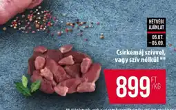 Coop Csirkemáj szívvel, vagy szív nélkül ajánlat