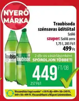 Coop Traubisoda szénsavas üdítőital ajánlat