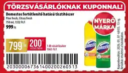 Coop Domestos fertőtlenítő hatású tisztítószer ajánlat