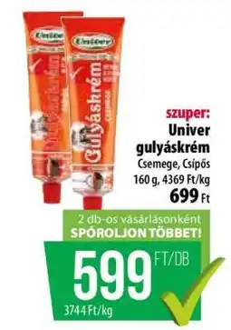 Coop UNIVER Gulyáskrém ajánlat