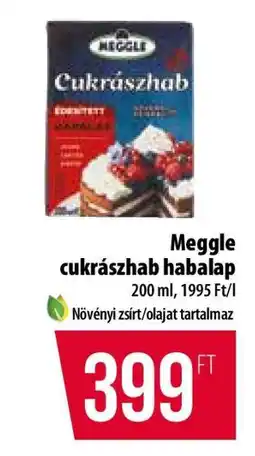 Coop Meggle cukrászhab habalap ajánlat