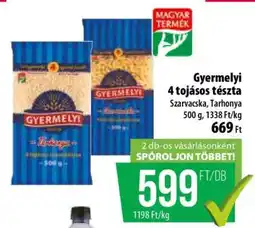 Coop Gyermelyi 4 tojásos tészta ajánlat
