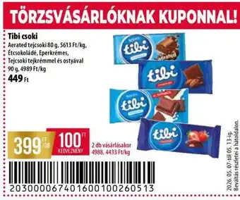 Coop Tibi csoki ajánlat