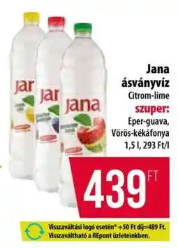 Coop Jana ásványvíz ajánlat