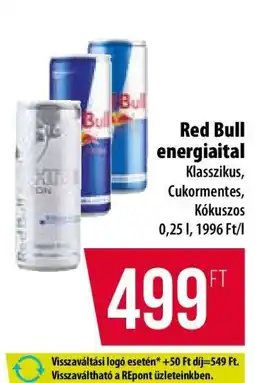 Coop RED BULL Energiaital ajánlat