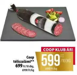 Coop Coop téliszalámi ajánlat