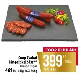 Coop Coop Csabai lángolt kolbász ajánlat