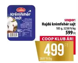 Coop Hajdú Krémfehér Sajt ajánlat