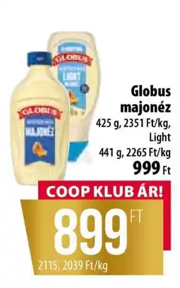 Coop Globus Majonéz ajánlat