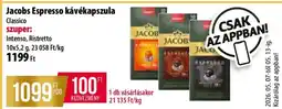 Coop Jacobs Espresso kávékapszula ajánlat