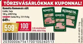 Coop KOMETA KEMENCÉS SÜLT ajánlat