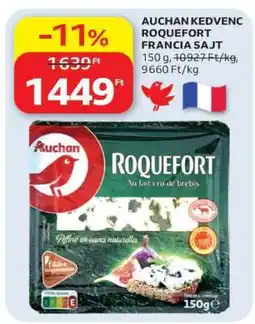Auchan AUCHAN KEDVENC ROQUEFORT FRANCIA SAJT ajánlat