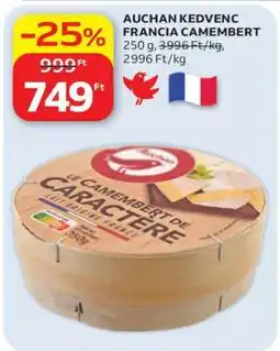 Auchan AUCHAN KEDVENC FRANCIA CAMEMBERT ajánlat