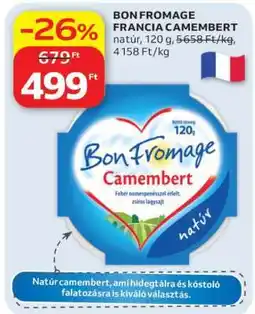 Auchan BON FROMAGE FRANCIA CAMEMBERT ajánlat