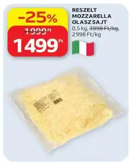 Auchan RESZELT MOZZARELLA OLASZ SAJT ajánlat