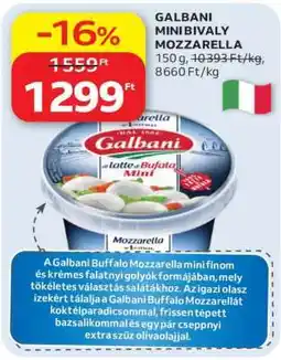 Auchan GALBANI MINI BIVALY MOZZARELLA ajánlat