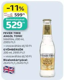 Auchan FEVER-TREE ANGOL TONIC ajánlat