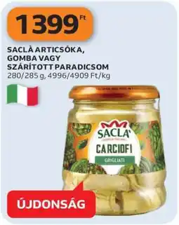 Auchan Saclà Articsóka, Gomba vagy Szárított Paradicsom ajánlat