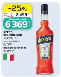 Auchan APEROL KESERŰLIKŐR ajánlat