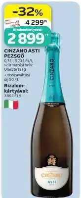 Auchan Cinzano Asti Pezsgő ajánlat