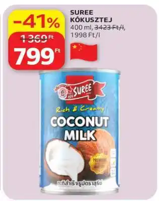 Auchan SUREE KÓKUSZTEJ ajánlat