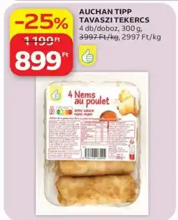 Auchan AUCHAN TIPP TAVASZI TEKERCS ajánlat