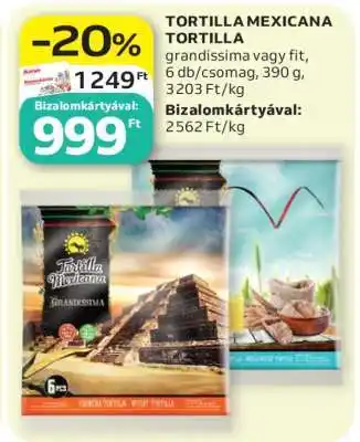 Auchan Tortilla Mexicana Tortilla ajánlat