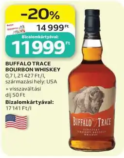 Auchan BUFFALO TRACE Bourbon whiskey ajánlat