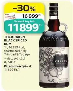 Auchan The Kraken Black Spiced Rum ajánlat