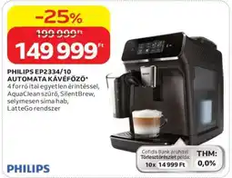 Auchan PHILIPS EP2334/10 AUTOMATA KÁVÉFŐZŐ ajánlat