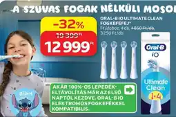 Auchan ORAL-B IO ULTIMATE CLEAN FOGKEFEFEJ ajánlat