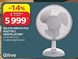 Auchan QILIVE 600131723 ASZTALI VENTILÁTOR ajánlat