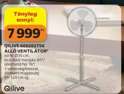 Auchan QILIVE 600202756 ÁLLÓ VENTILÁTOR ajánlat