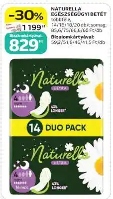 Auchan Naturella egészségügyi betét ajánlat