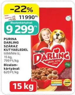 Auchan Purina Darling Száraz Kutyaeledel ajánlat