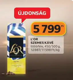 Auchan L'OR Szemes Kávé ajánlat