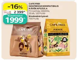 Auchan CAFE FREI NESPRESSO KOMPATIBILIS KÁVÉKAPSZULA ajánlat