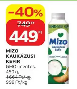 Auchan MIZO Kaukázusi kefir ajánlat