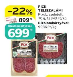 Auchan PICK Téliszalámi ajánlat