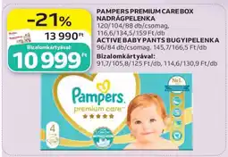 Auchan PAMPERS PREMIUM CARE BOX NADRÁGPELENKA ajánlat