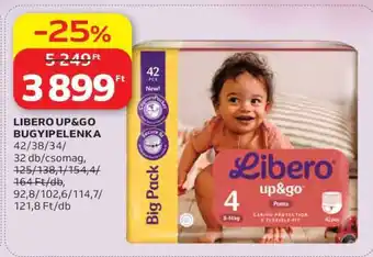 Auchan Libero Up&Go bugyipelenka ajánlat