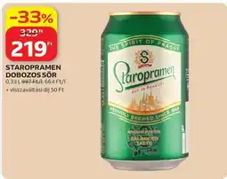Auchan Staropramen dobozos sör ajánlat
