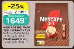 Auchan NESCAFÉ 3IN1 VAGY 2IN1 INSTANT KÁVÉ ajánlat