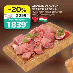 Auchan Auchan Kedvenc Sertéslapocka ajánlat