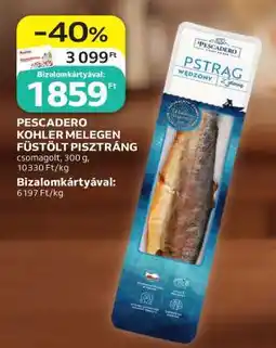 Auchan PESCADERO KOHLER MELEGEN FÜSTÖLT PISZTRÁNG ajánlat
