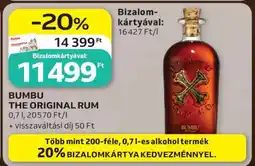 Auchan BUMBU The Original Rum ajánlat