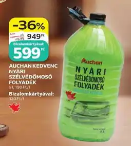 Auchan AUCHAN KEDVENC NYÁRI SZÉLVÉDŐMOSÓ FOLYADÉK ajánlat